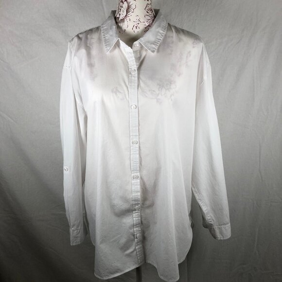 Gloria Vanderbilt 100% Cotton Heritage Button-Down – Classic Old Money Wardrobe - Picture 1 of 7
